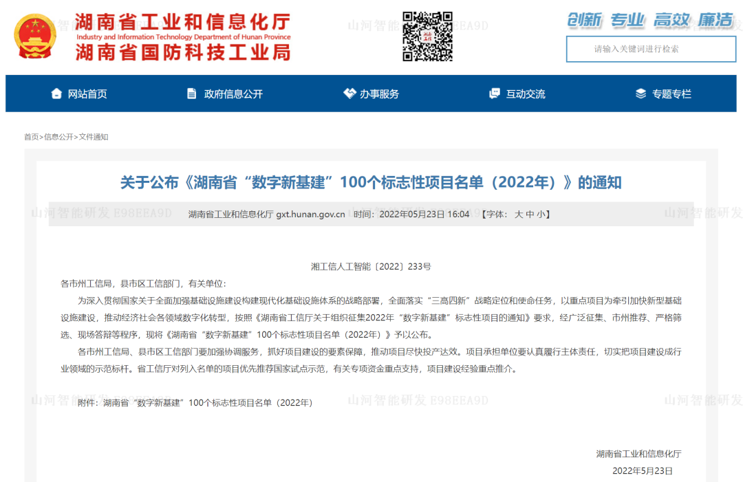 20220525084646_71035 数字化新基建的“弄潮儿”!qyh球友会官网智能两项目入选2022年湖南省“数字新基建”标志性项目